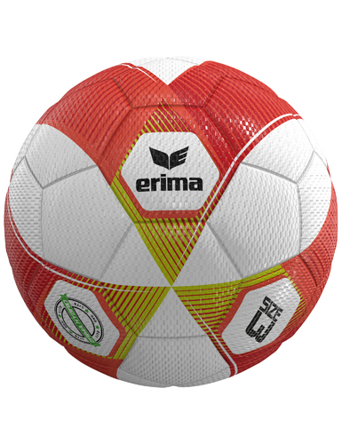 Erima Hybrid Lite 290 (fiery-coral/lime, Gr. 3)